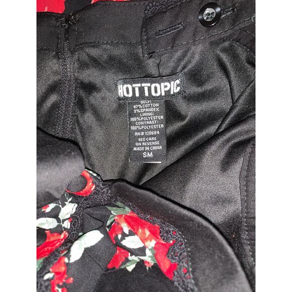 Hot Topic Rockabilly Polka Dot Rose Swing Dress small - Picture 14 of 16